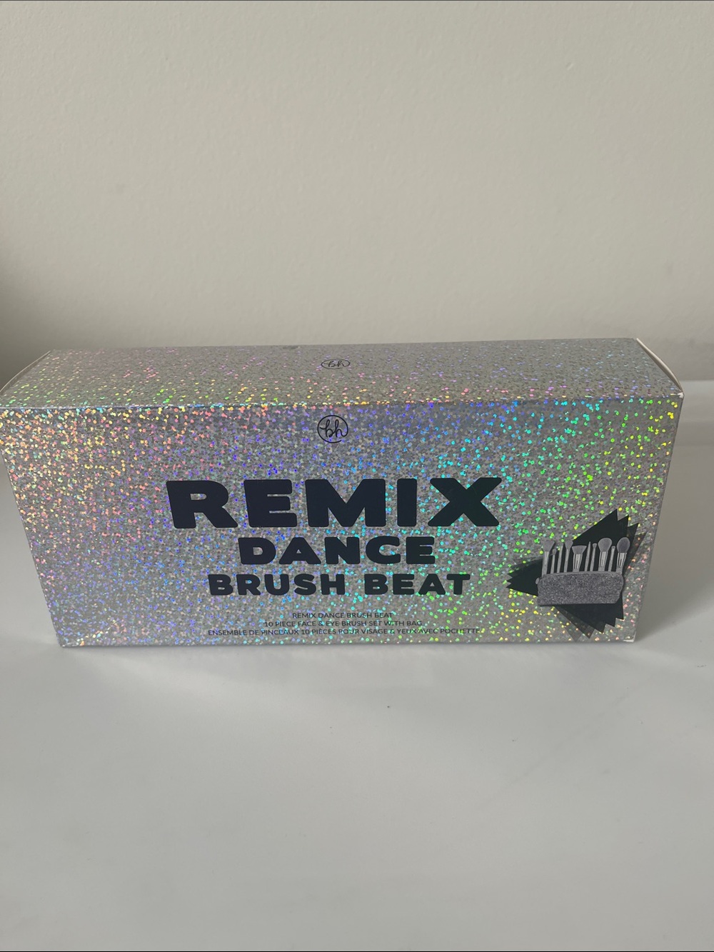BH Cosmetics Remix Dance Brush Beat Glitter Silver Brush Set